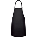 F33L Signature Black Long No Pocket Bib Apron